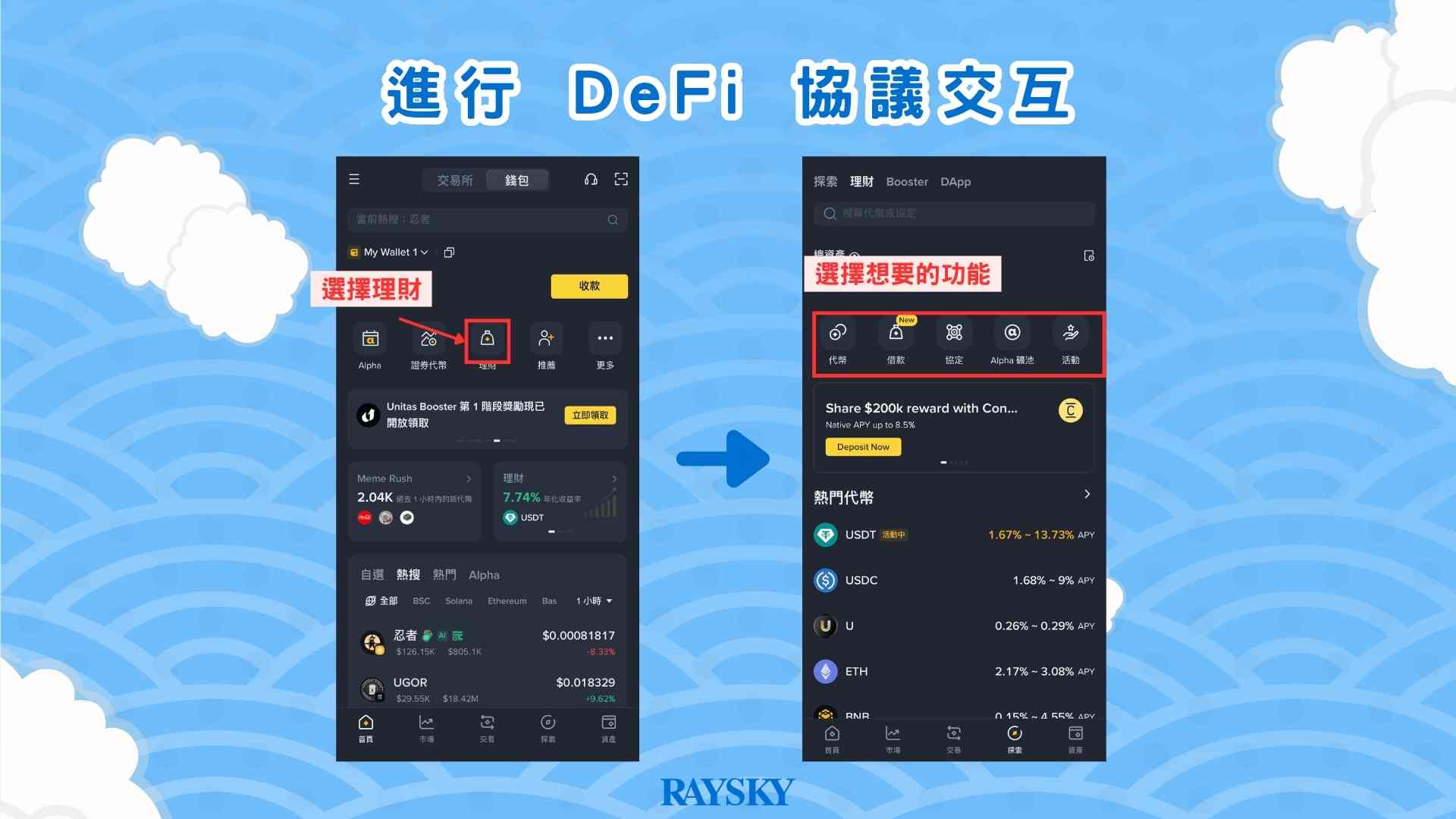 連接 DeFi 協議
