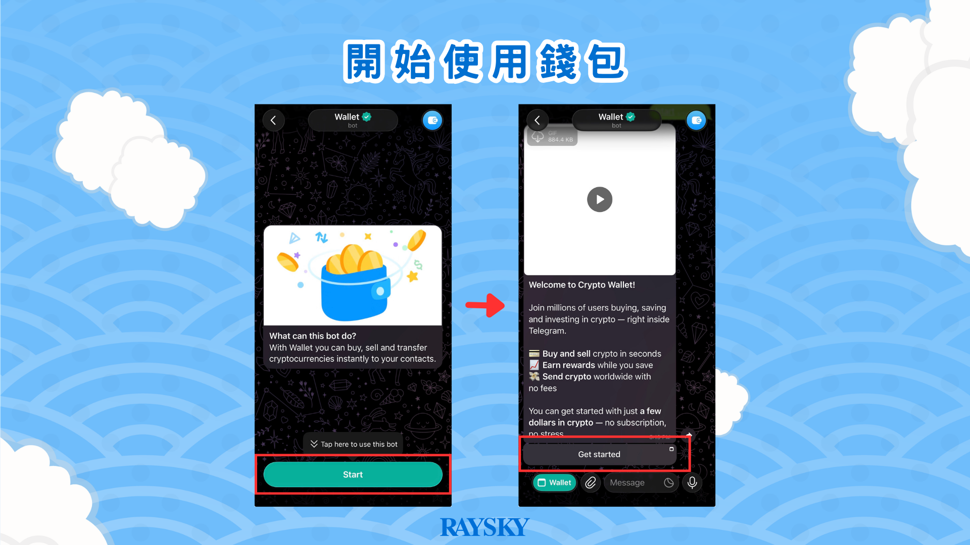 使用 Telegram 錢包