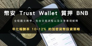 Trust Wallet 質押教學：BNB 質押享 10~12% 高年化報酬