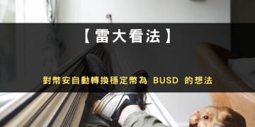 對幣安自動轉換穩定幣為 BUSD 的想法