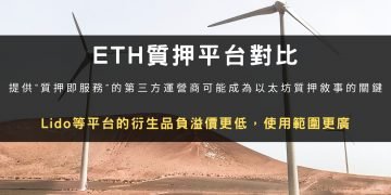 ETH質押平台對比：Lido等流動性質押平台的衍生品負溢價更低，使用範圍更廣