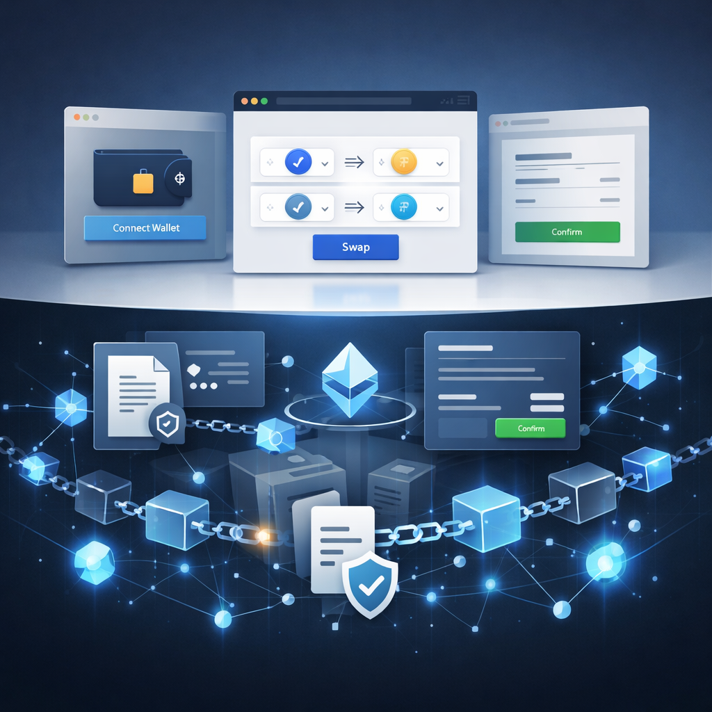Dapp 全名為去中心化應用程式（Decentralized Application）