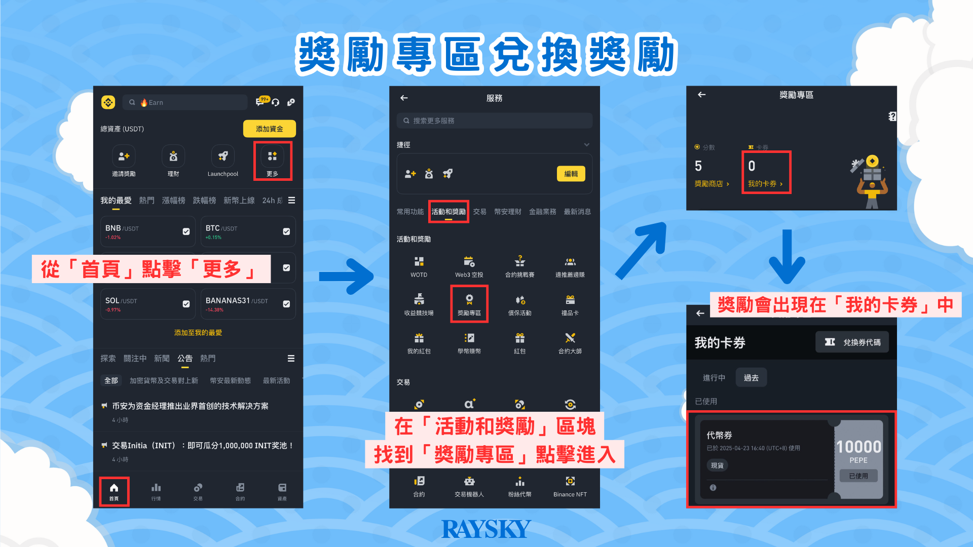 獎勵專區兌換獎勵