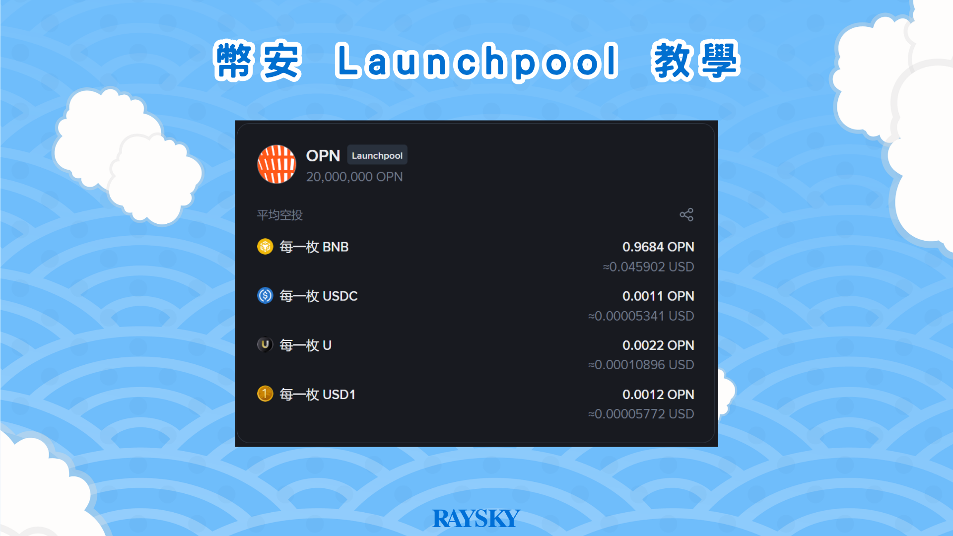 Binance Launchpool OPN 1