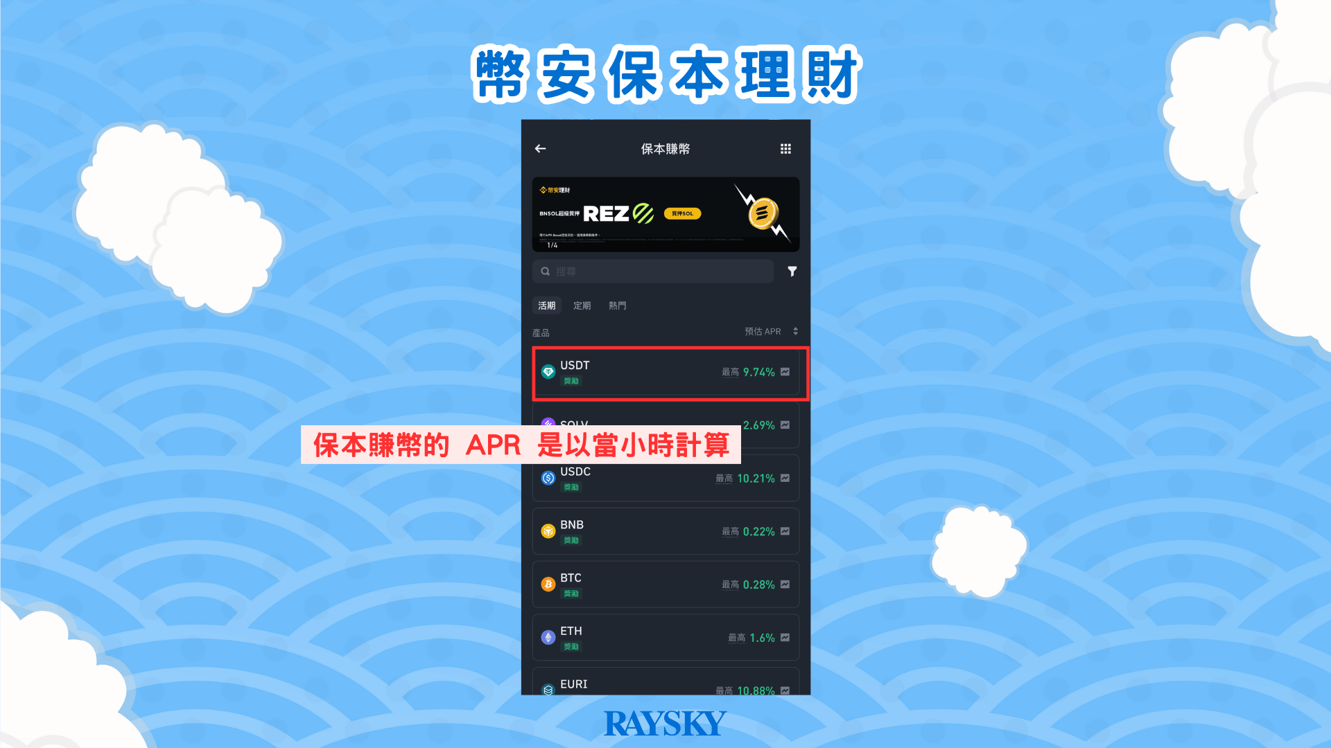 預估 APR 是根據當下這個小時的 APY 計算出來的