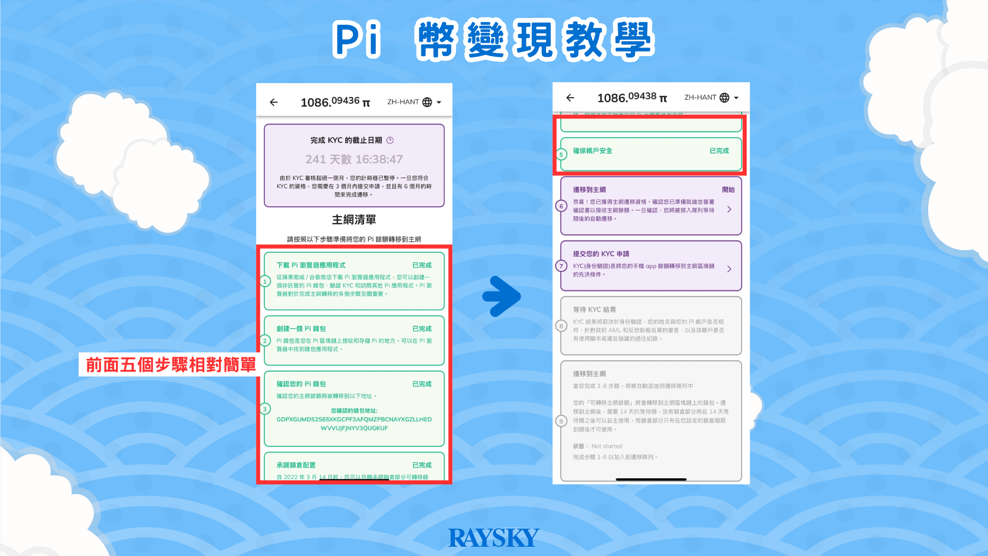 準備工作一：完成到主網任務五