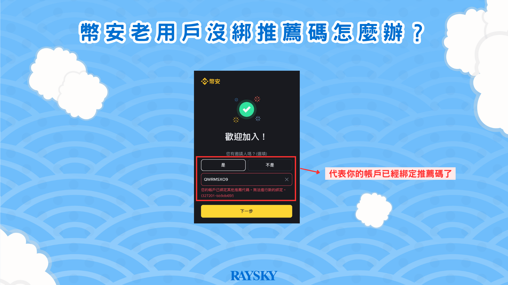 確認畫面顯示的狀態