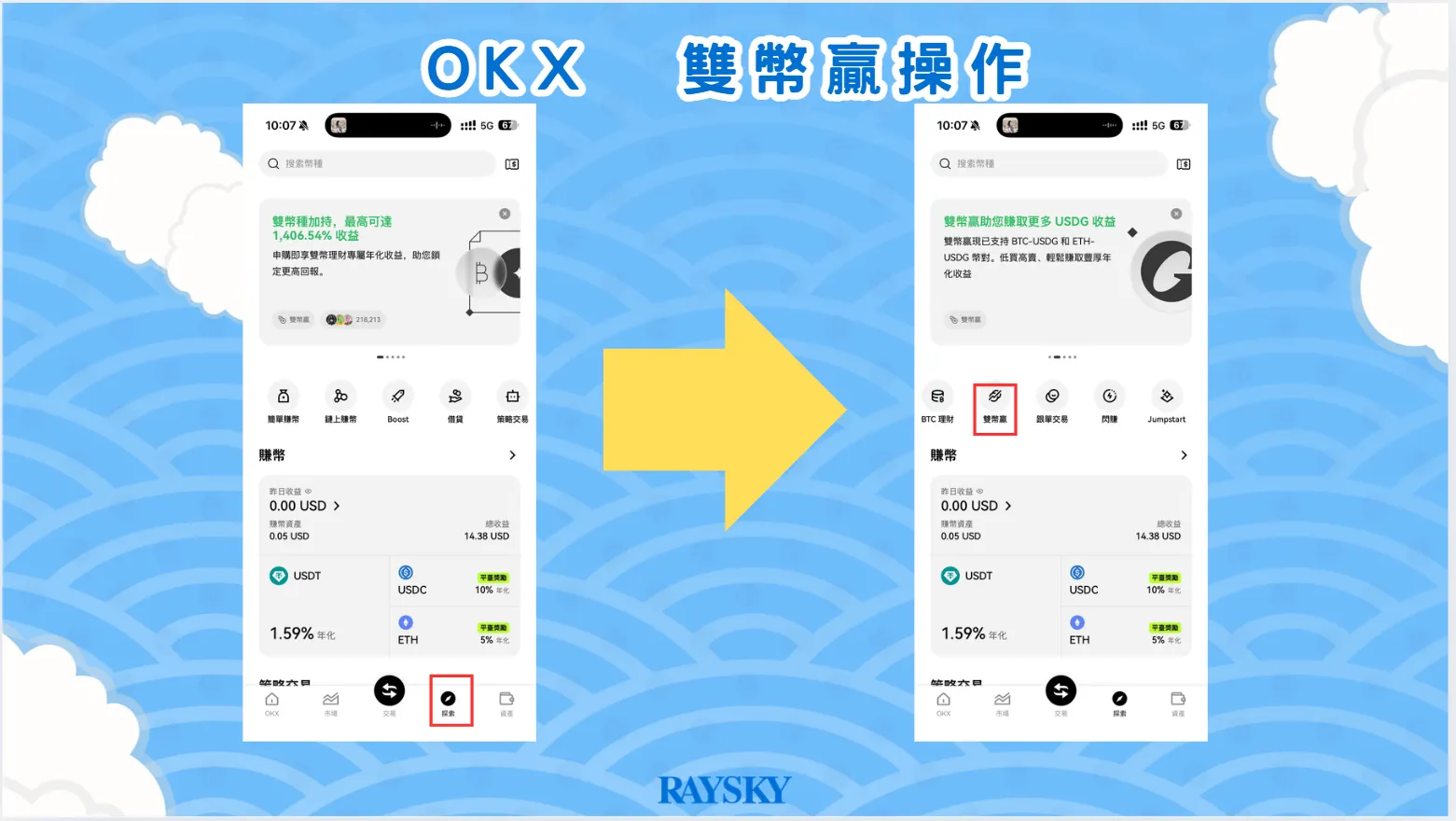 OKX 雙幣贏操作 SOP