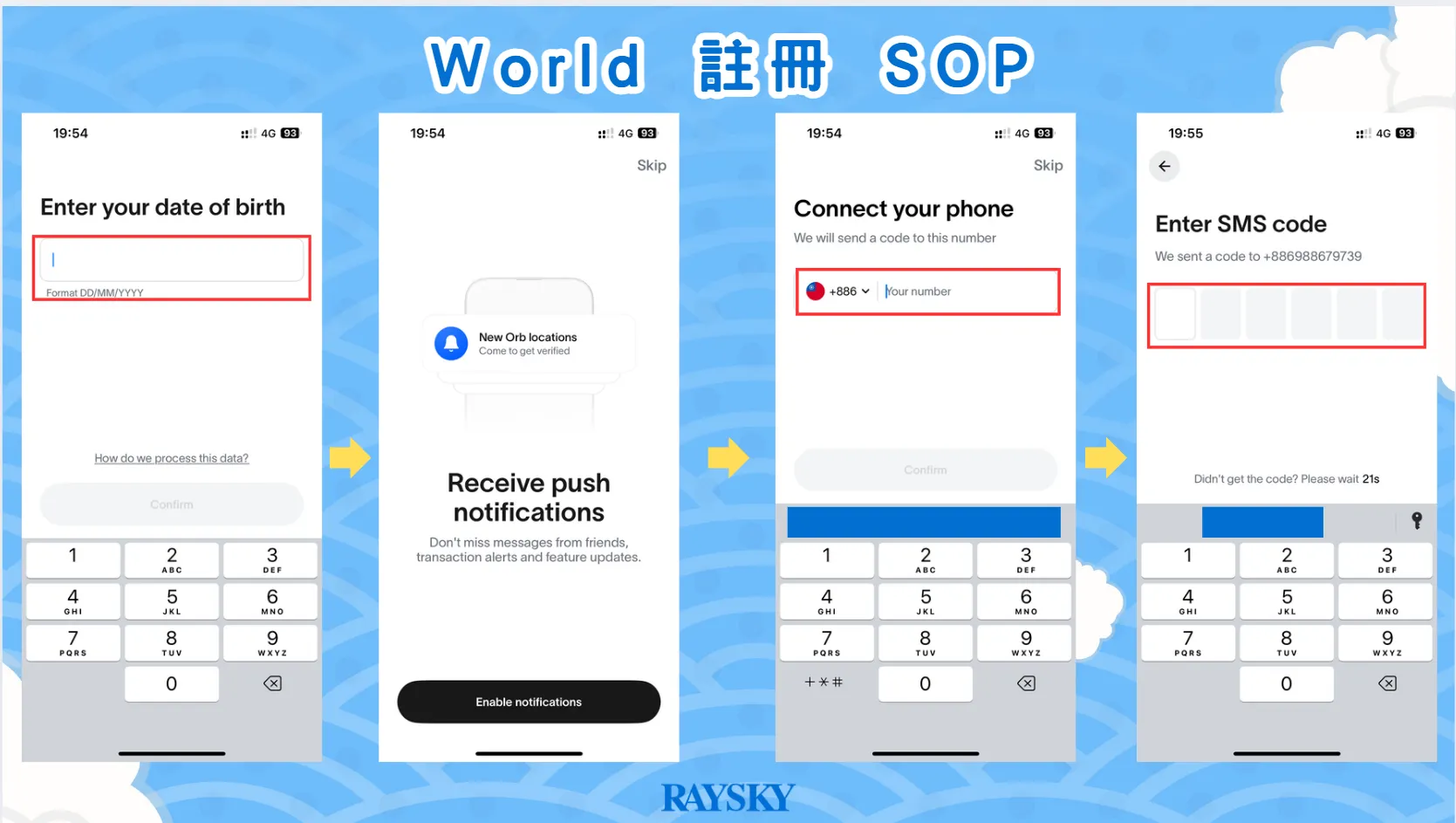 World App 註冊 SOP 。