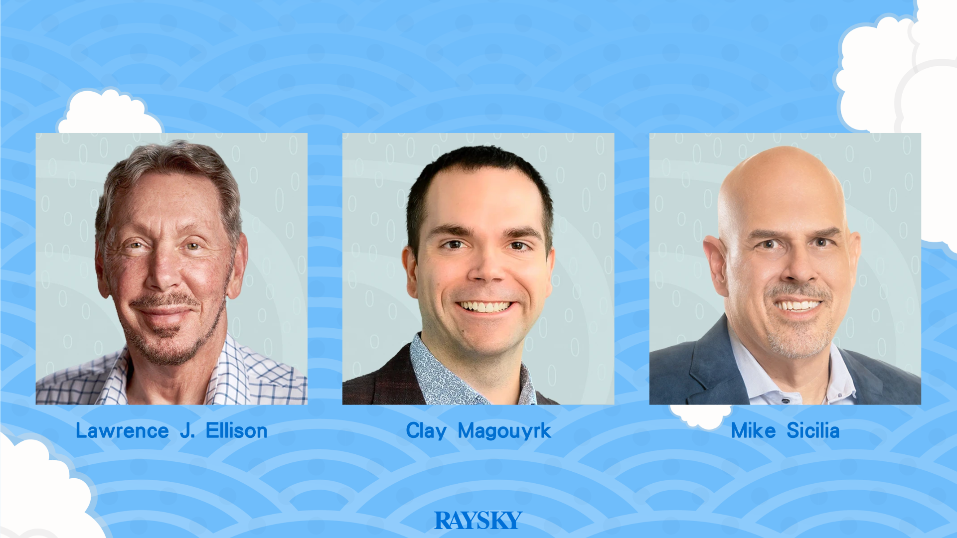 甲骨文股票分析:Oracle 領導團隊 Lawrence J. Ellison、Clay Magouyrk、Mike Sicilia