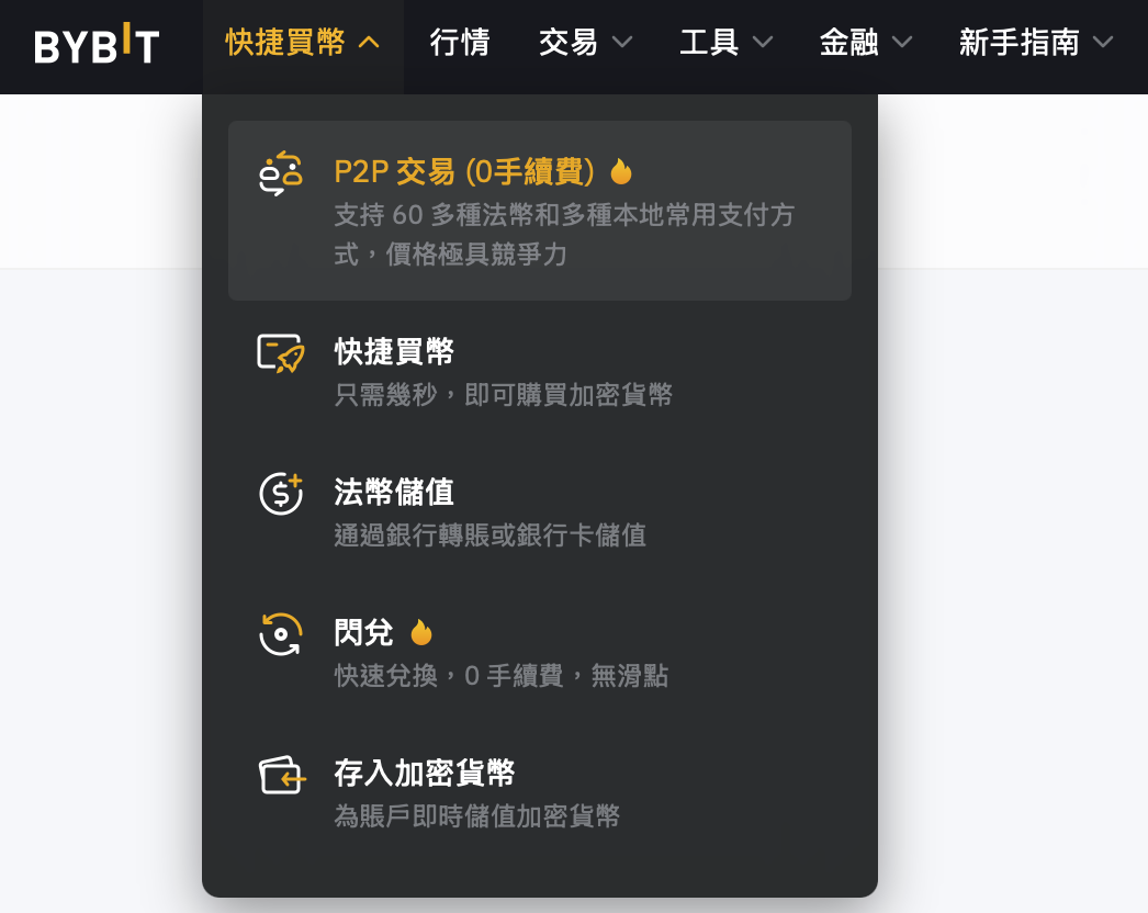 Bybit 入金方式總覽