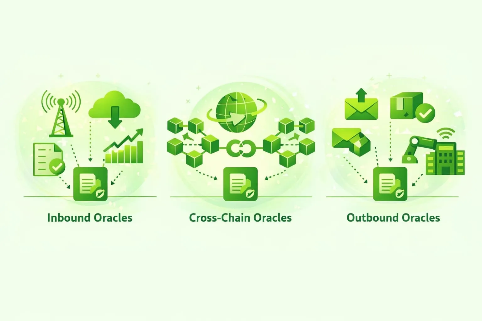 Chainlink 預言機資料流向示意圖